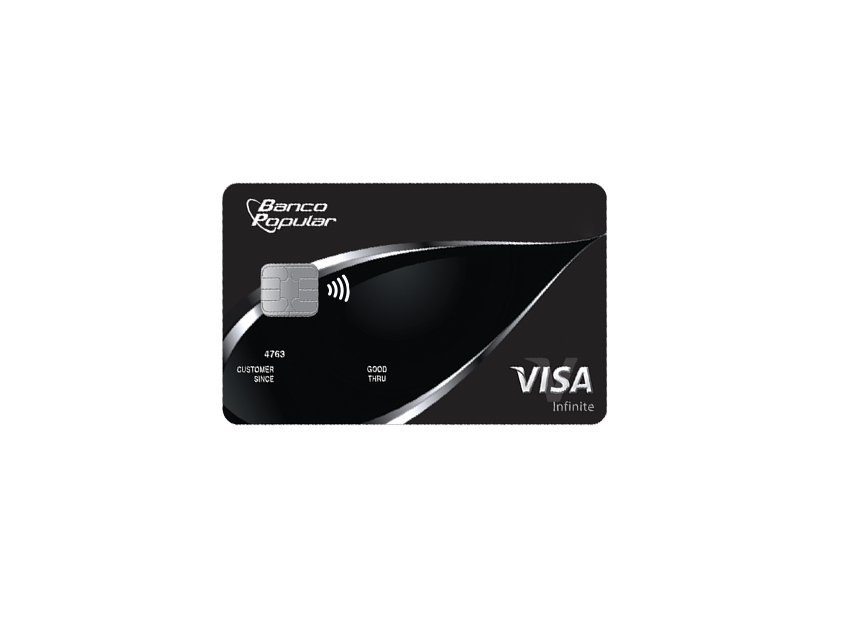 Tarjeta Infinita Visa Banco Popular.