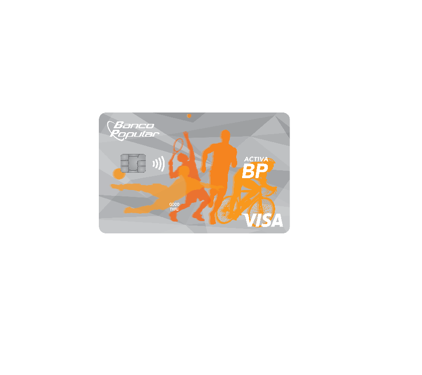 Tarjeta Activa Deportes Visa Banco Popular.