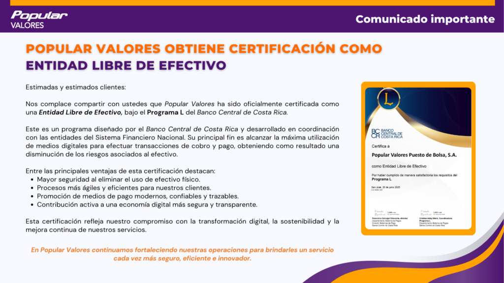 Comunicado página Web
